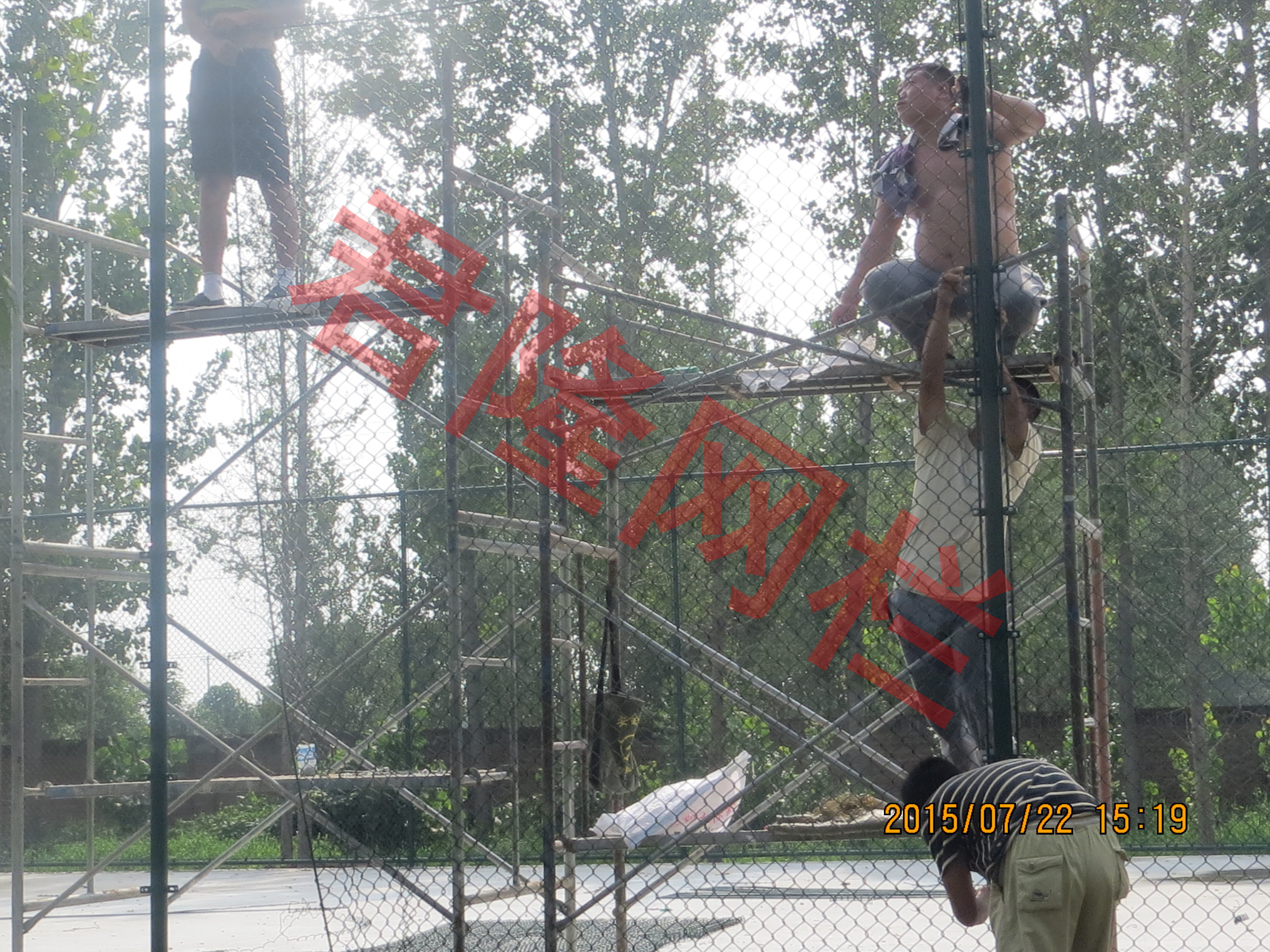 河北省白沟隆安泰篮球场